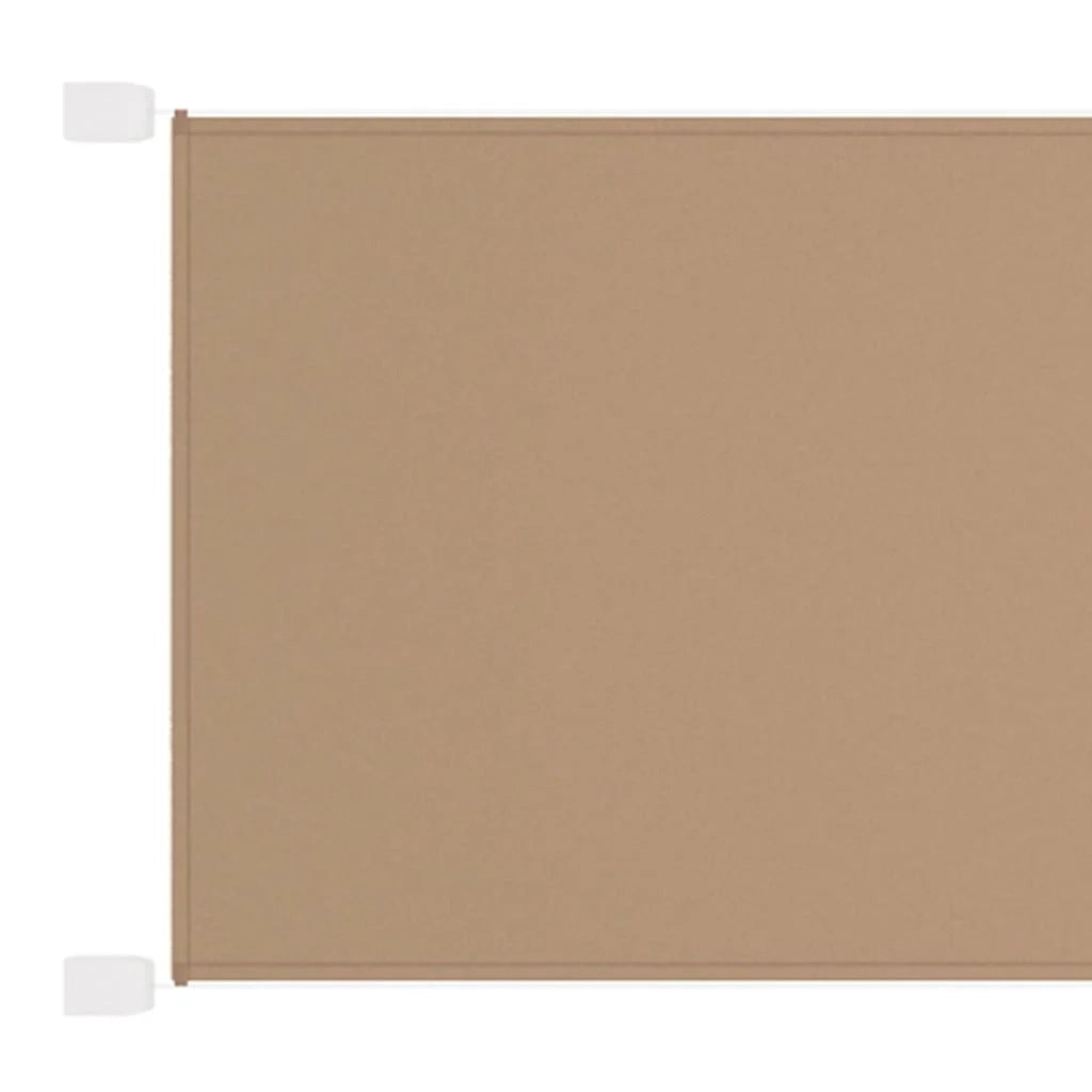 Tenda da sole verticale 140 x 800 cm tessuto oxford tortora 02_0007630