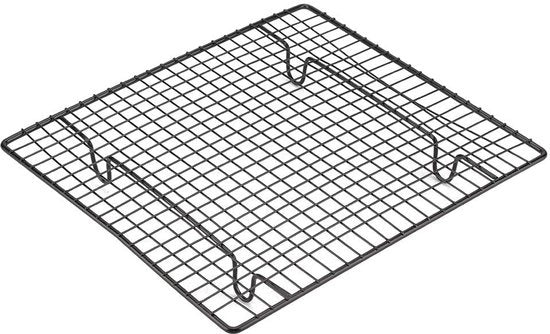 Piatto di Griglia in Acciaio Inossidabile - Resistente al Calore e alla Fiamma - Dimensioni 26,2 x 22,9 cm