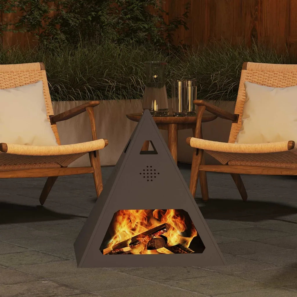 Focolare Nero 50 x 50 x 51 cm Acciaio CFW3282042