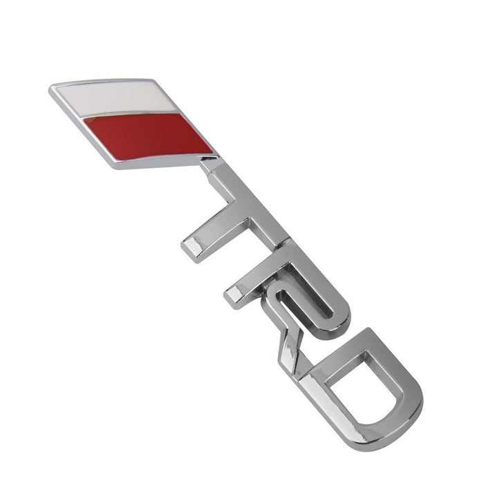 Trade Shop - Adesivo Decorazione 3d In Metallo Cromato Per Auto Figura Stemma Trd Sticker -