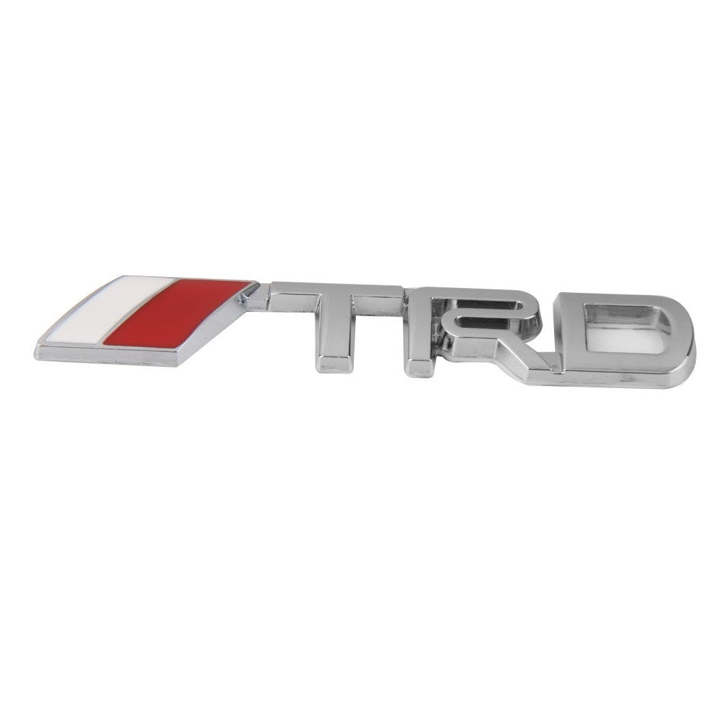 Trade Shop - Adesivo Decorazione 3d In Metallo Cromato Per Auto Figura Stemma Trd Sticker -