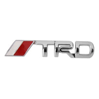 Trade Shop - Adesivo Decorazione 3d In Metallo Cromato Per Auto Figura Stemma Trd Sticker -