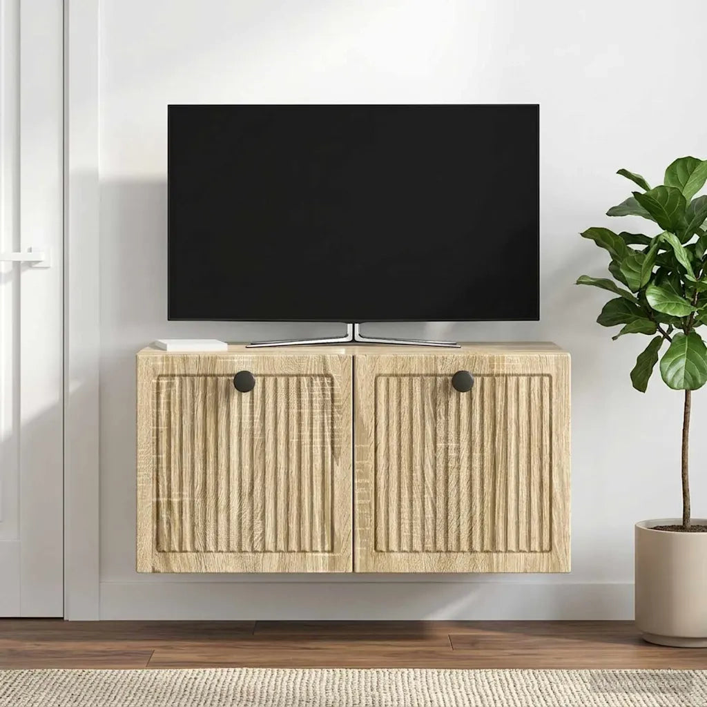 Mobile Porta TV da Muro Rovere Sonoma 59,5 x 31 x 30 cm 898027
