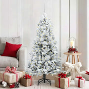Albero di Natale Artificiale con Rami Pieghevoli Bianco 150 cm 3397476