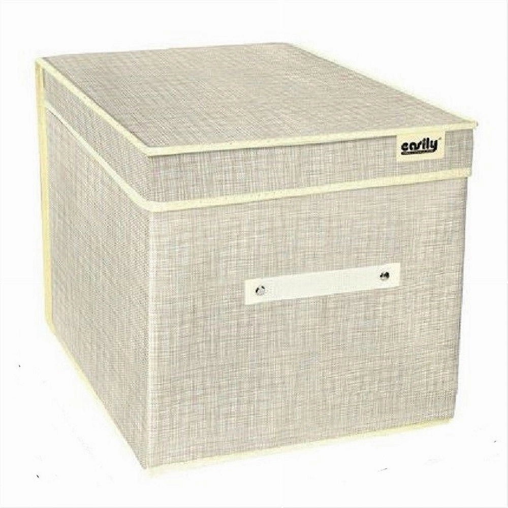 Trade Shop - Box Scatola Salvaspazio Portatutto Contenitore Organizer 25 X 40 X 30 Cm 69694 -