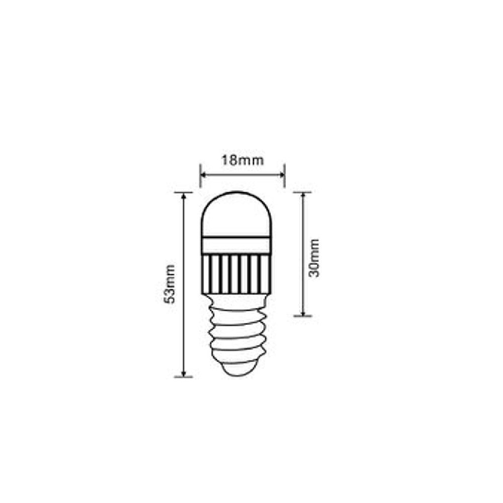Trade Shop - Lampadina Led 3.5 Watt E14 Luce Fredda 6500k Calda 3000k Naturale 4000k - -bianco Freddo      -