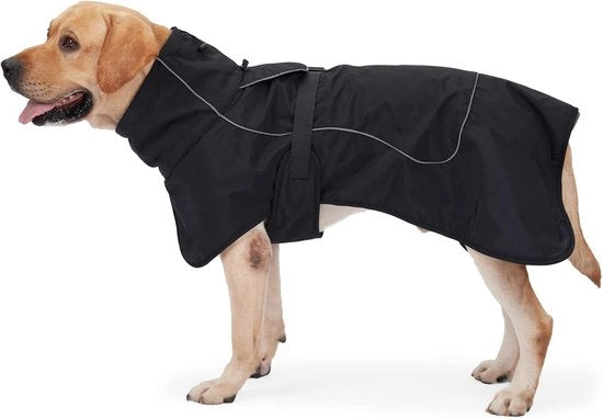 Giacca per cani Impermeabile giacca per cani con riflessi Cappotto per cani per tempo freddo, imbottitura di fleece soffice Giacca calda per animali domestici