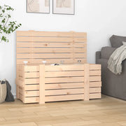 Contenitore Portaoggetti 91x40,5x42 cm Legno Massello di Pino 824998
