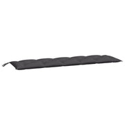 Cuscino per Panca | Cuscini per sedie Antracite 180x50x7 cm in Tessuto Oxford