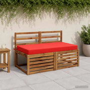 Cuscino per la seduta SOEST 100% Poliestere Rosso 946843
