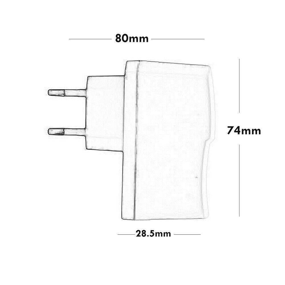 Trade Shop - Alimentatore Universale 12v 1 Ampere Trasformatore Con Spina Standard 12 W S-1an -