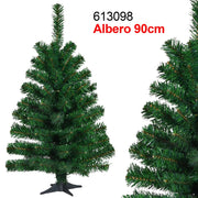 Trade Shop - Albero Di Natale Super Folto Artificiale Verde 90 Cm Realistico Addobbi Casa -