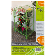 Telo ricambio serra (70x50x125 cm) verde chiaro