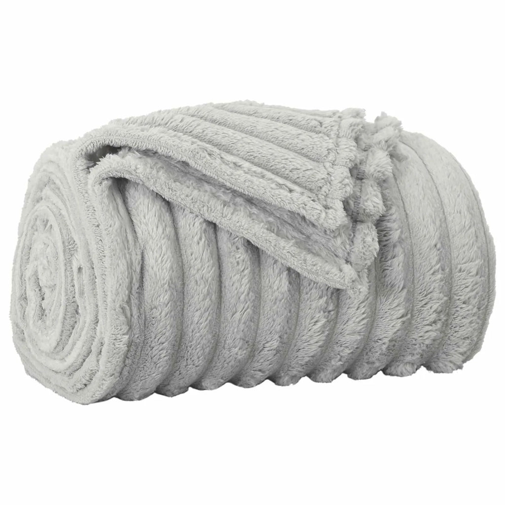 Coperte da Pile 6 pcs Grigio 270 x 240 cm Panno 42016880