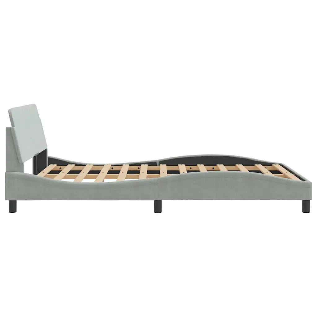 Giroletto Dover Grigio Chiaro 137x190 cm in Velluto 373282