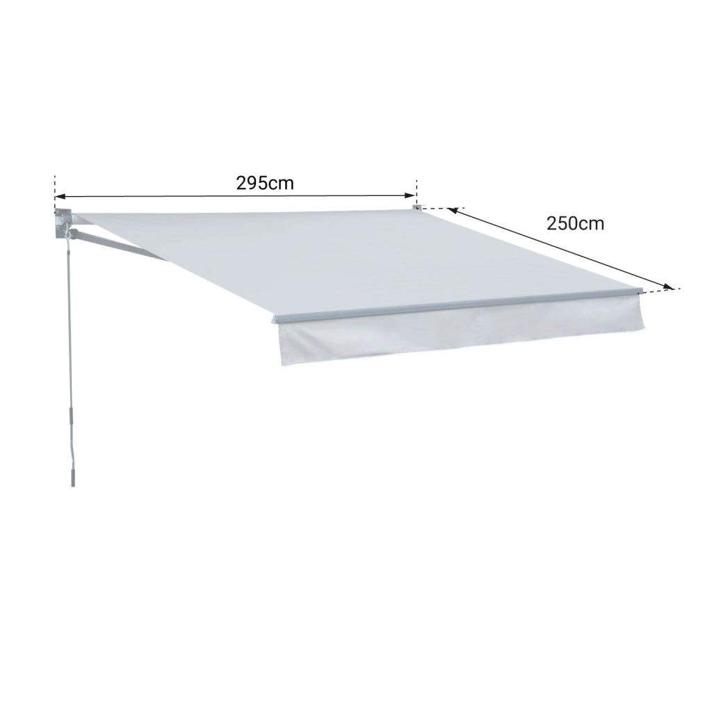 Tessuto per tenda SAULE 2,95 × 2,5 m - Tessuto beige