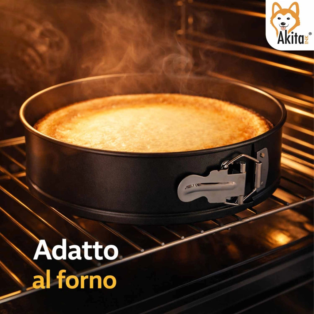 Akitaink Stampo Torta a Cerniera 24 cm Antiaderente
