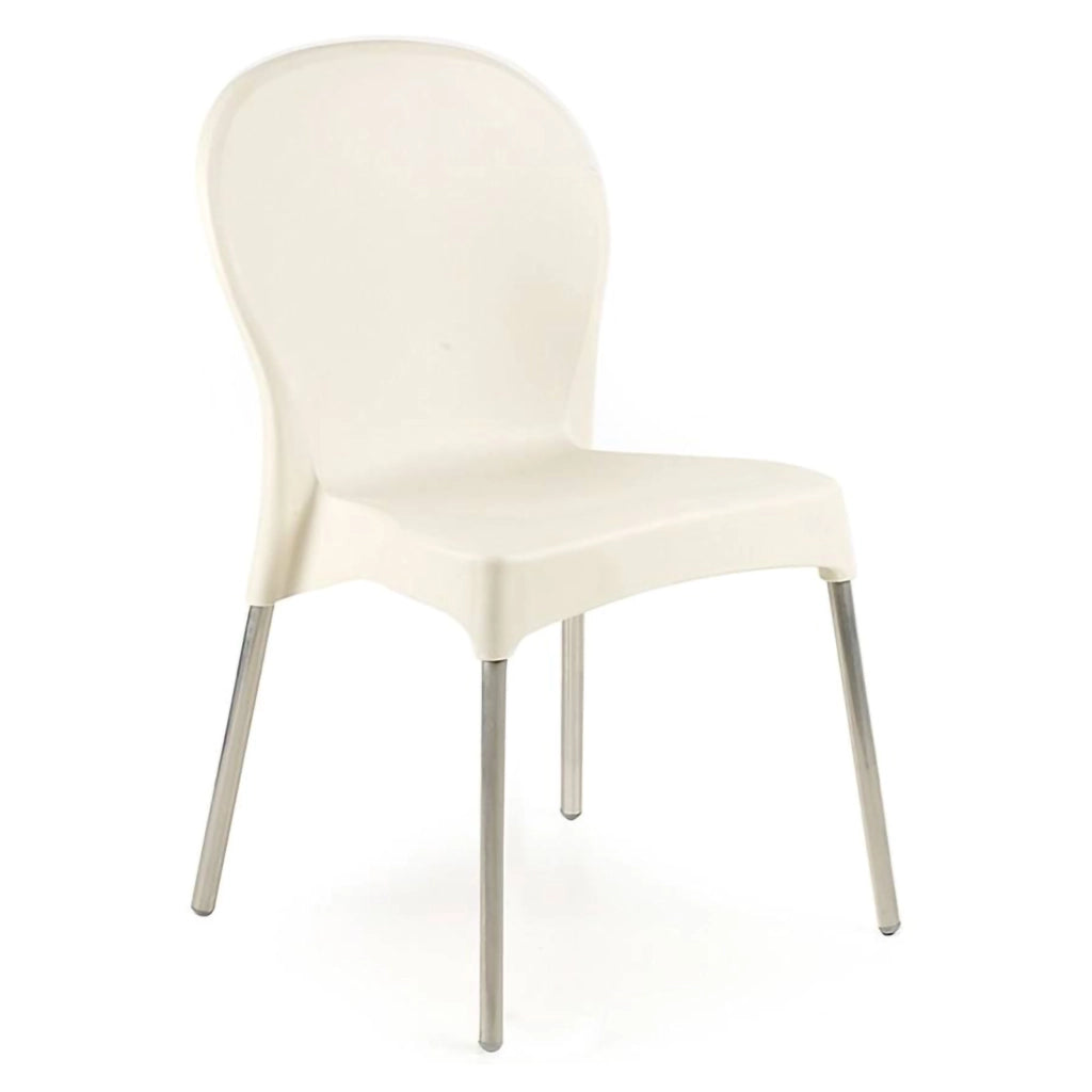 Linder, Sedia da Esterno una Sedia Made in Italy, Beige