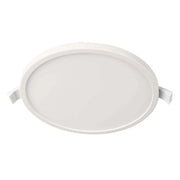 Trade Shop - Plafoniera Tonda Moderna Incasso 18 Cm Faretto Pannello Led 12 W Luce Calda 230v -