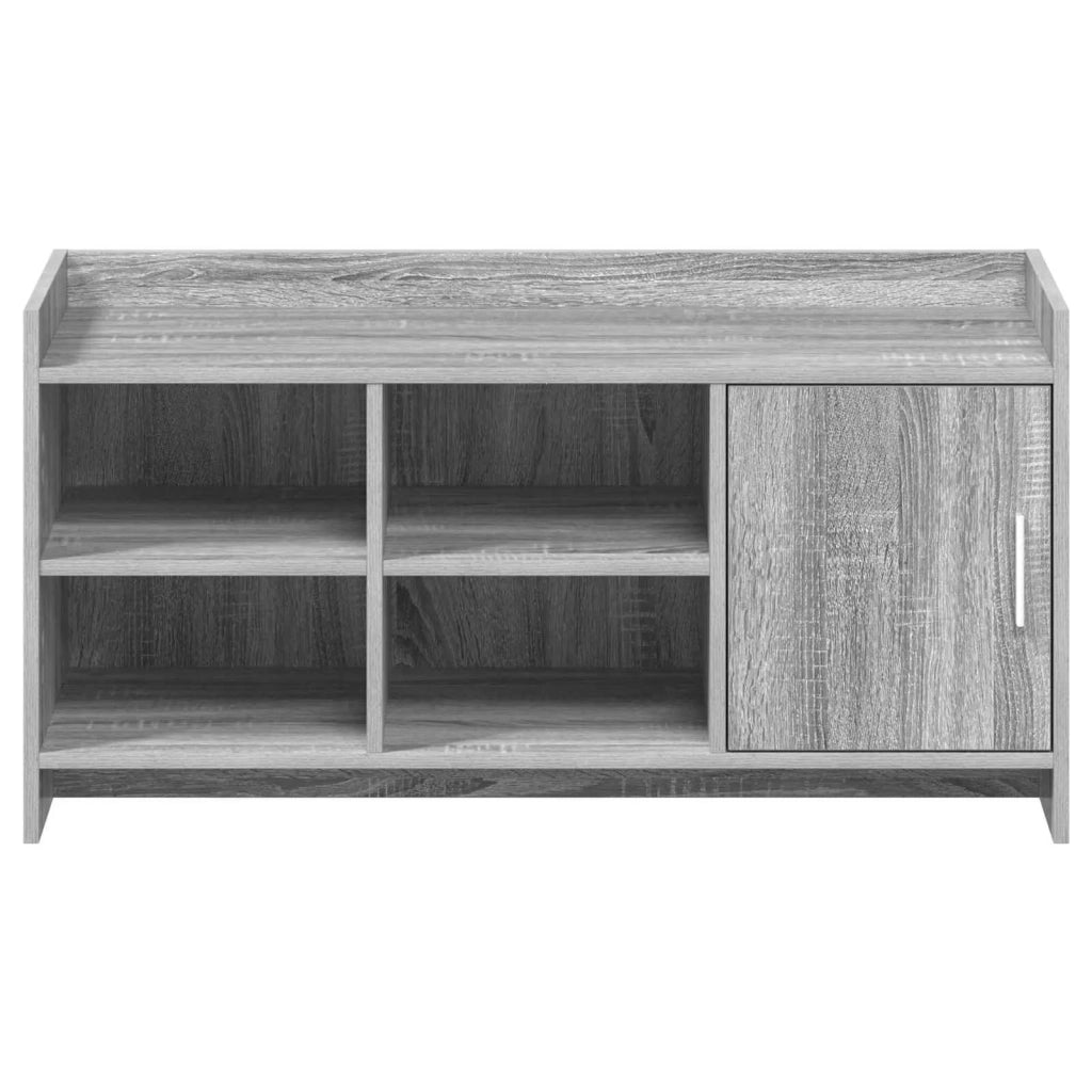 Mobile per scarpe con porta Sonoma grigio 100 x 39,5 x 51 cm 8011360