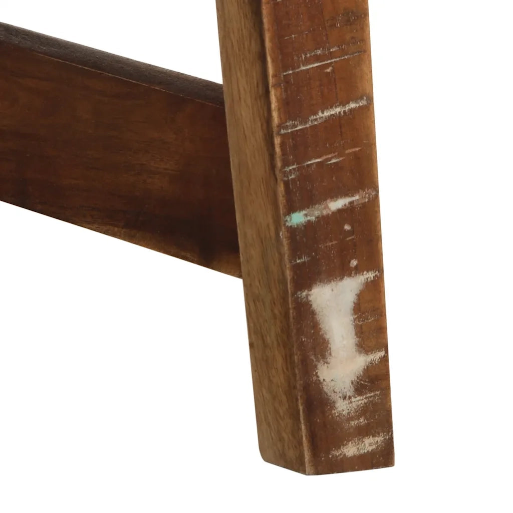 vidaXL Tavolo Consolle 90x32x75 cm in Legno Massello di Recupero