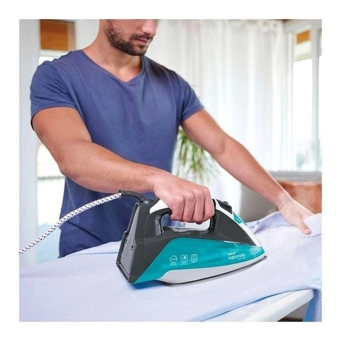 Polti Vaporella Quick & Slide QS220 Ferro a vapore Alluminio 2400 W Verde, Bianco