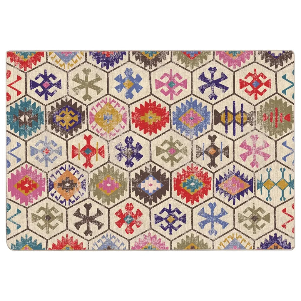 Tappeto Lavabile Multicolore 160x230 cm 136582