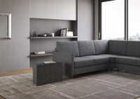 Panca Allungabile Inferiore 72-300x26x45 cm Evolve Antracite Spatolato