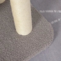 Albero Tiragraffi Robusto per Gatti con 5 Livelli, Cuccia, Casetta, Giochi e Corda Sisal, Grigio e Beige Max 30kg