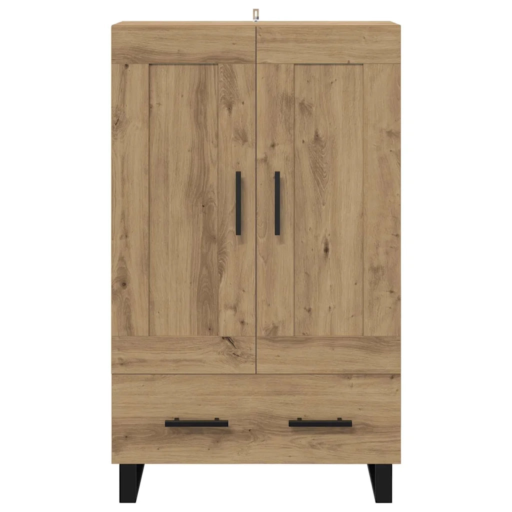 Credenza con cassetto Rovere artigianale 69,5 x 31 x 115 cm