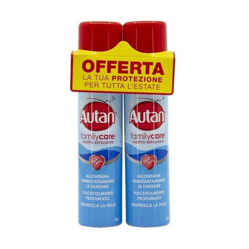 AUTAN FAMILY CARE INSETTO REPELLENTE ANTIZANZARE SPRAY 2 X 100 ML