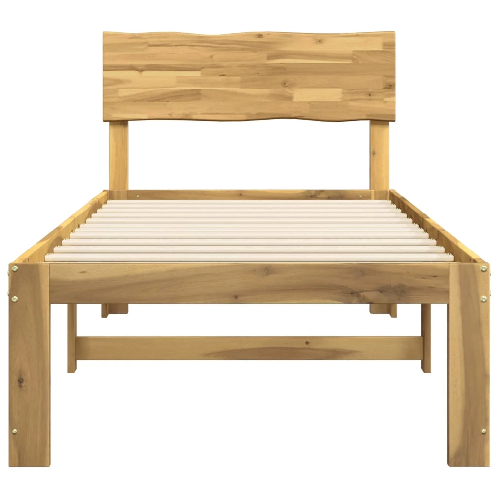Letto Singolo con Testiera ROSTOCK Bianco 90 x 190 cm 903358
