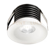 GFA1080C- FARETTO DA INCASSO ANTIABBAGLIO A LED 3000K 230LM 3W D.4,5CM BIANCO