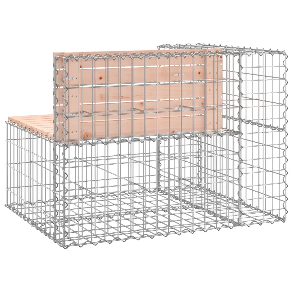 Panca Giardino Design Gabbione 92x71x65,5 cm Massello Douglas