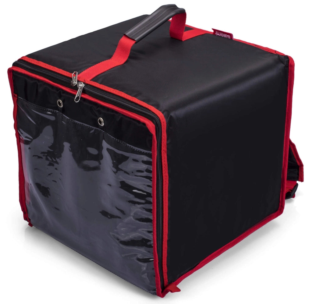 Zaino Borsa Termica Porta Pizze da asporto 10 Cartoni Safemi Fast 10 Nero