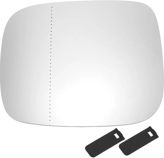 Specchio esterno riscaldato per sostituzione - per Volvo XC70/XC90 2007-2014 - 19cm - vetro vero e proprio - bianco