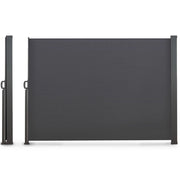 IDMarket - Tenda sole laterale retrattile 160 x 300 cm grigio antracite