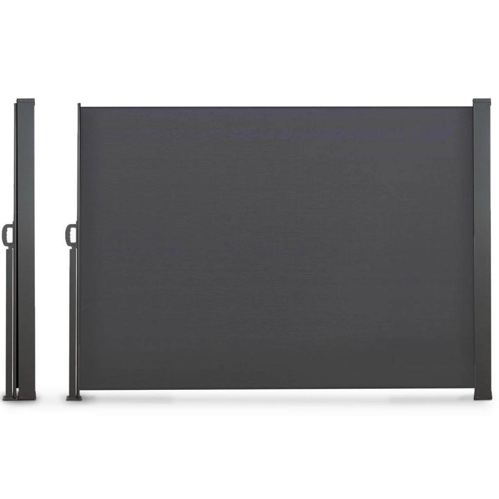 IDMarket - Tenda sole laterale retrattile 160 x 300 cm grigio antracite