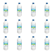 ANTIALGHE LIQUIDO X PISCINE UNIVERSALE AZZURRANTE 1KG NON SCHIUMOGENO 12PZ FLUXY