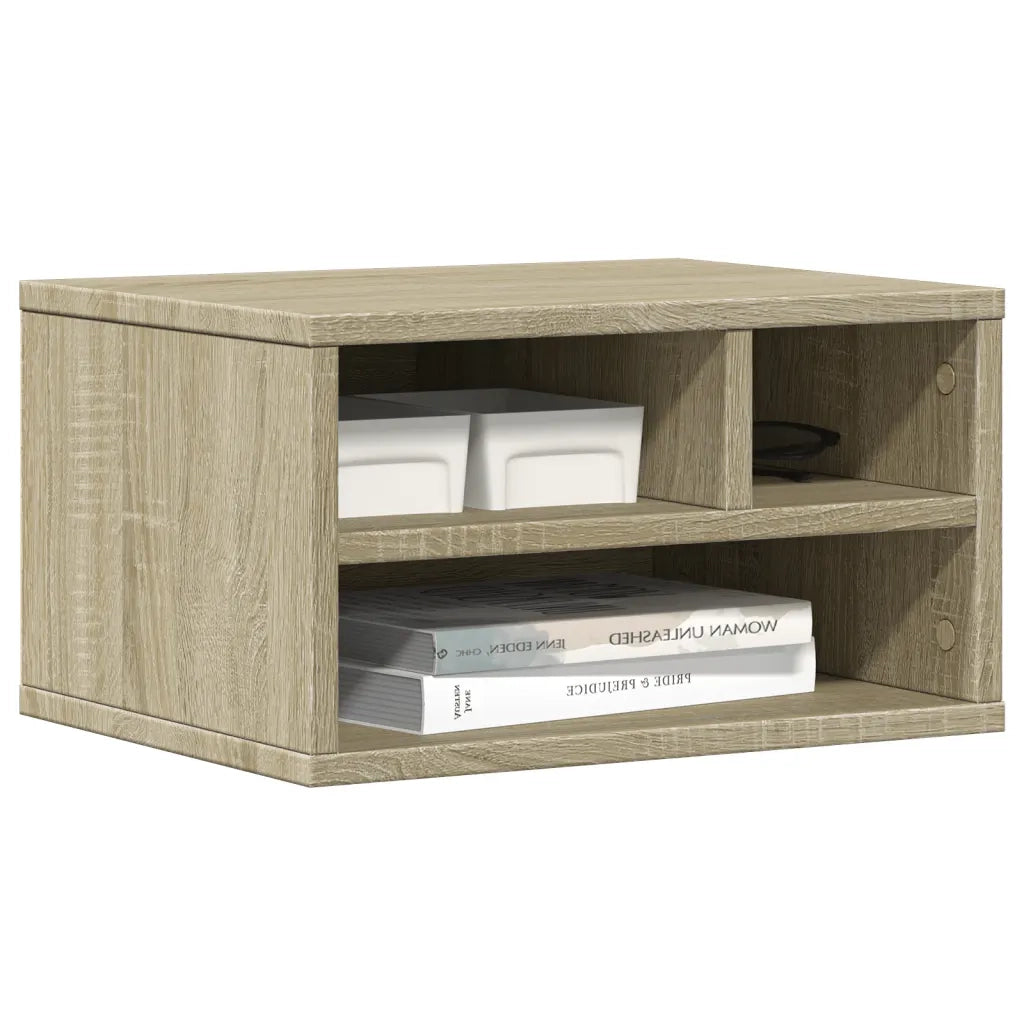 Supporto Stampante Rovere Sonoma 40x32x22,5cm Legno Multistrato 840599