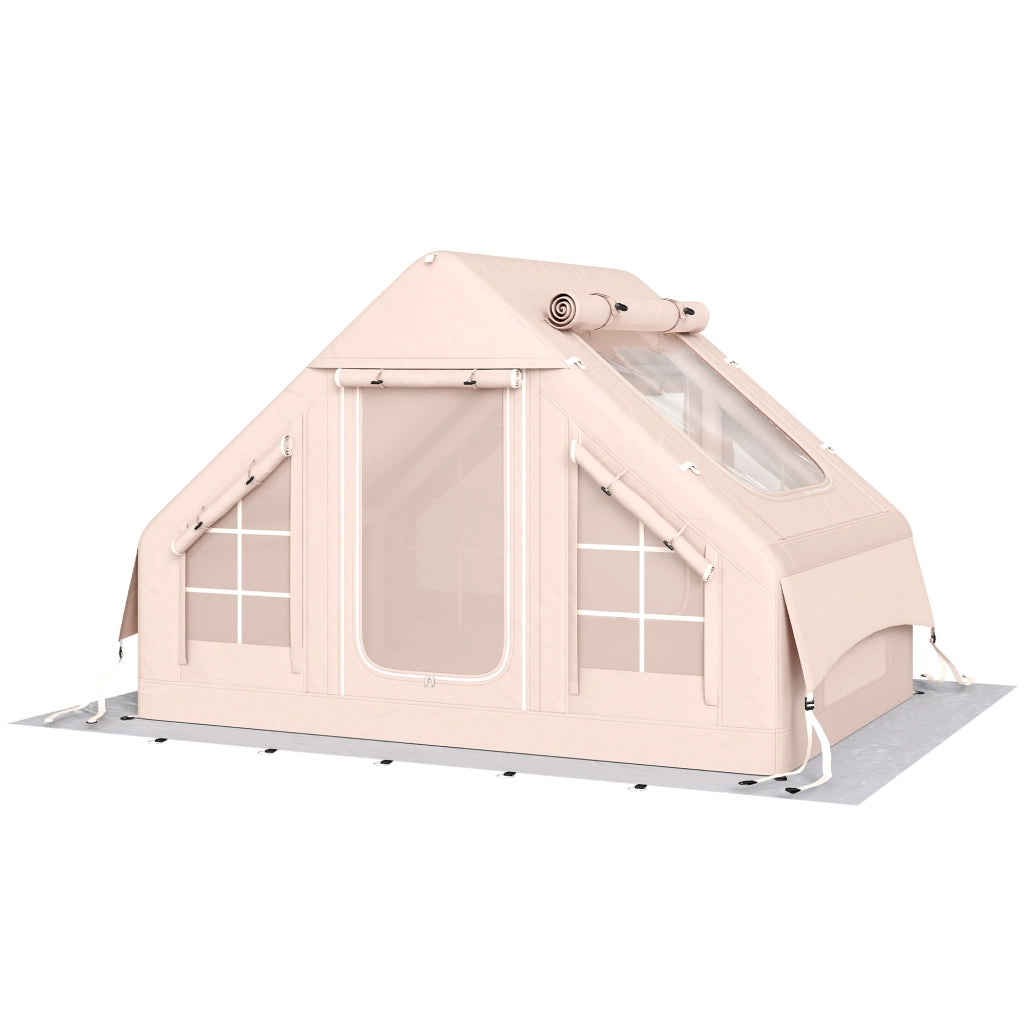 Tenda da Campeggio Inflabile con Camino e Lucernario ¨C zephmum ¨C Impermeabile UPF30+