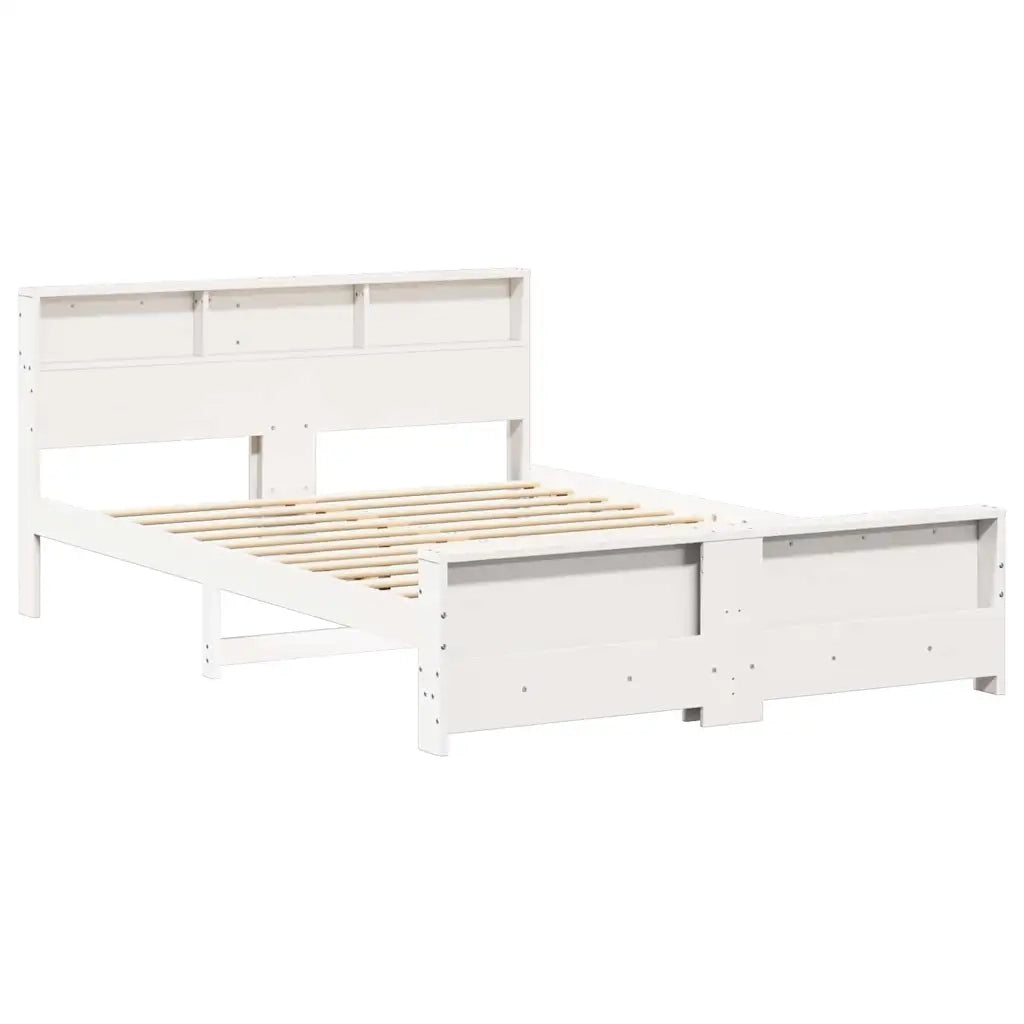 Struttura del letto Bianco 160 x 200 cm Legno multistrato 3394220