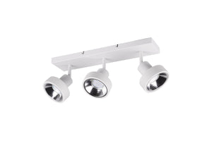 Faretto da Interno a LED in Metallo Bianco Opaco