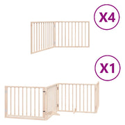 Cancello per Cani Porta Pieghevole 12 Pannelli 960 cm in Pioppo CFW2580926