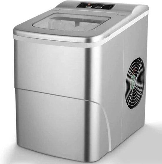 Macchina per blocchi di ghiaccio PRO - 2L - Macchina per ghiaccio - Macchina per blocchi di ghiaccio 2 misure - 9 blocchi di ghiaccio in 6 minuti - 12KG/24ore