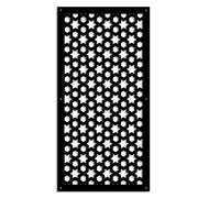POPSTAR - Pannello in PVC traforato - Parasole Colore: nero, Misura: 98x198 cm