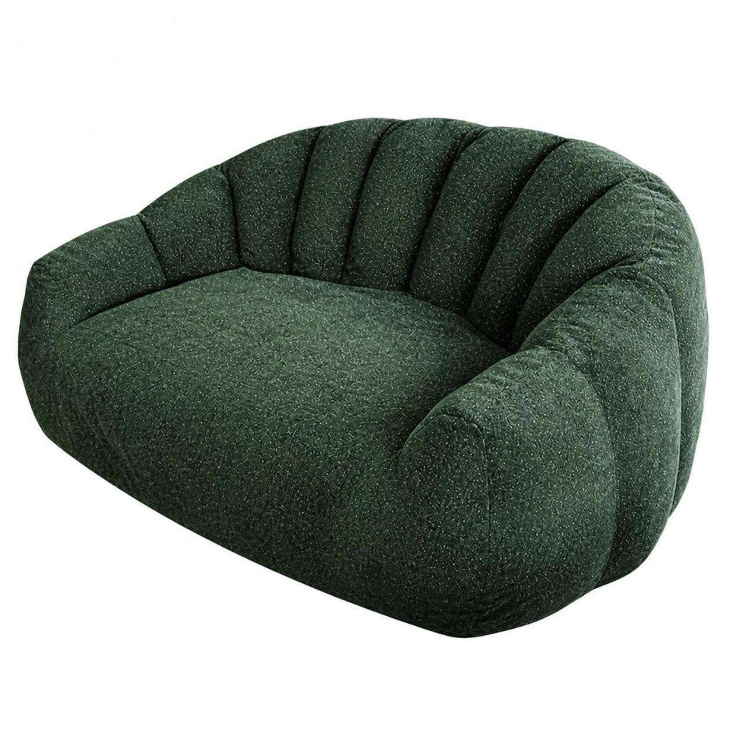 Poltrone relax, pouf, poltrone extra-large,Frevano ideali per il soggiorno e la camera da letto, colore verde
