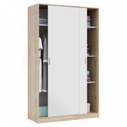(2c) Armadio 2 Ante Scorrevoli Cm 120 x 50 x 20 Rovere