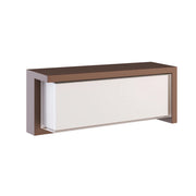 Applique LED da Esterno Blis Rettangolare 24W CCT Switch 2700K/3200K/4000K Corten - Illuminazione Parete Design - Beneito & Faure