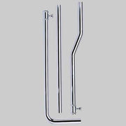 TUBO ESTERNO IN OTTONE PER CASSETTA ALTA FINITURA CROMATO  cm 180 x Ø 30     TREMOLADA